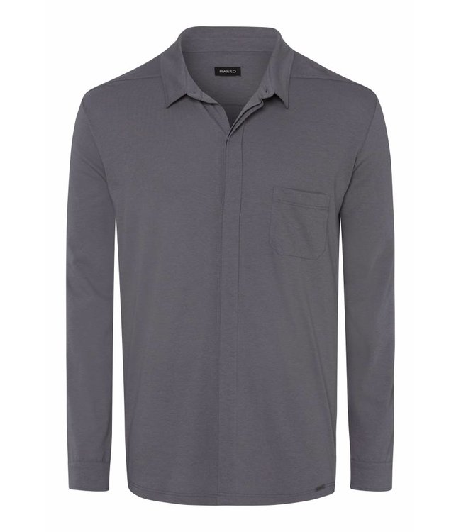 Luca Button Shirt Concrete (075646)