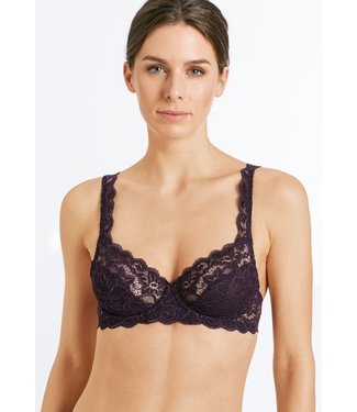 HANRO - Moments - All Lace Soft Cup Bra - alexandrite