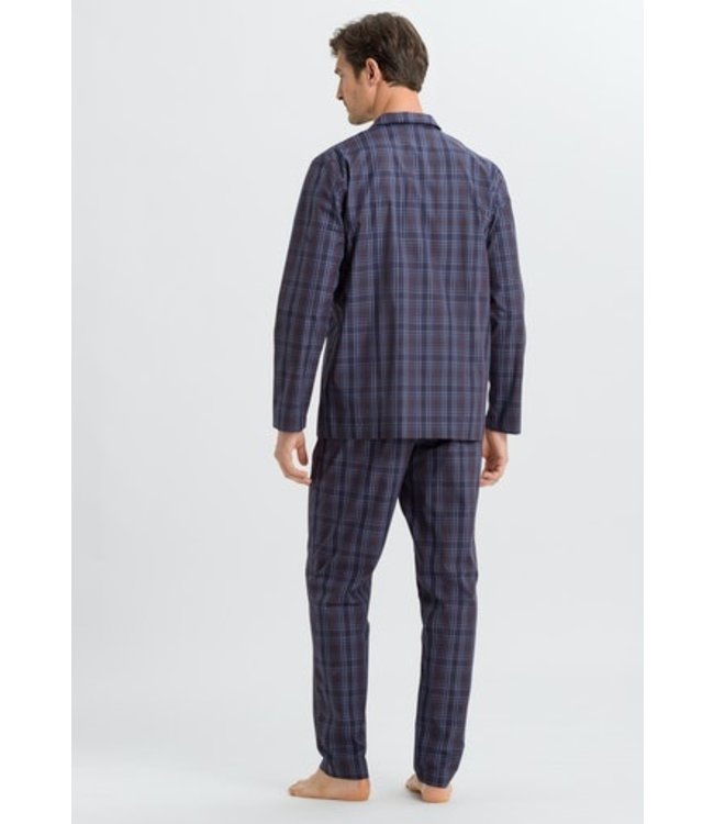 Night & Day Pajama Fine Bluish Check (075115)