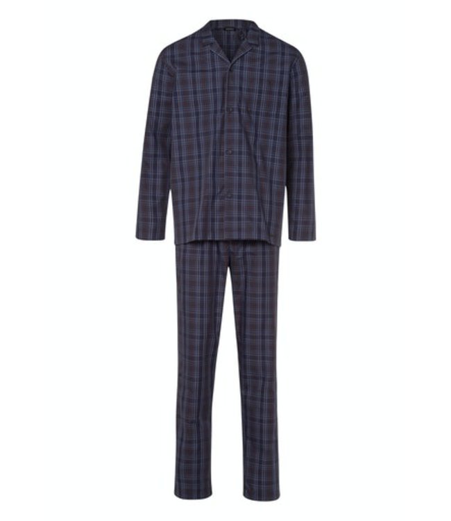 Night & Day Pajama Fine Bluish Check (075115)