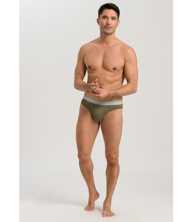 Cotton Essentials Briefs 2-Pack Dusky Green/Deep Onyx (073075)