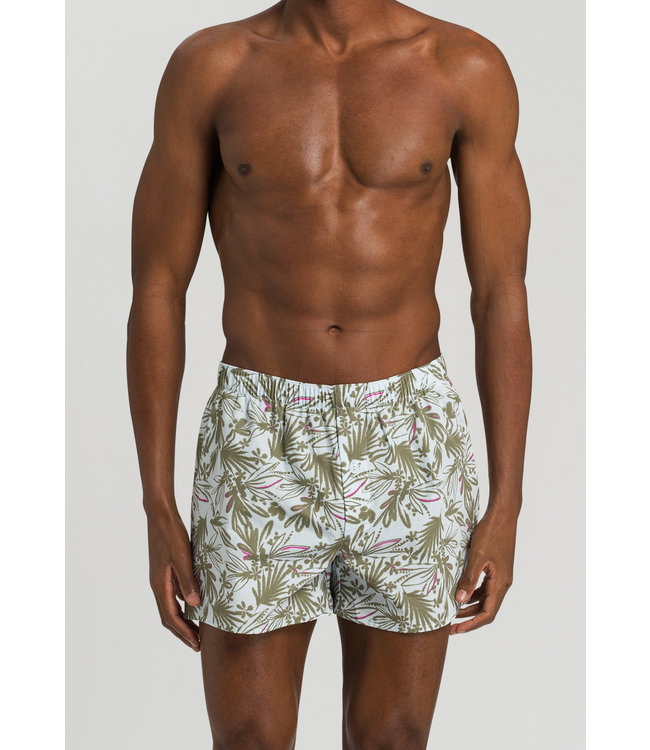 Fancy Woven Boxer Bold Botanic Print (SALE)