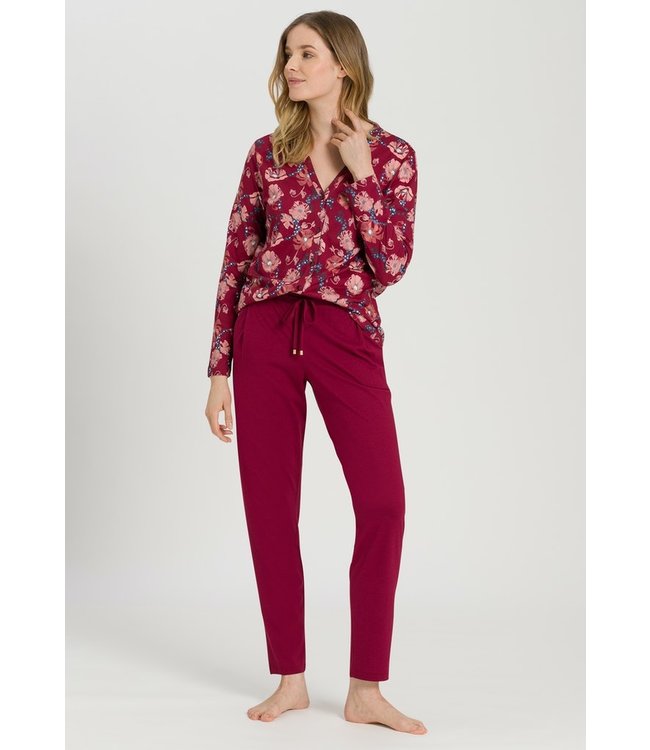 Sleep & Lounge Long Pants Burgundy (077880)