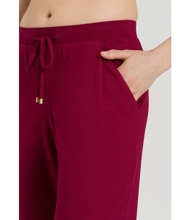 Sleep & Lounge Long Pants Burgundy (077880)