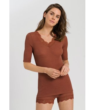 Woolen Lace Shirt Marsala