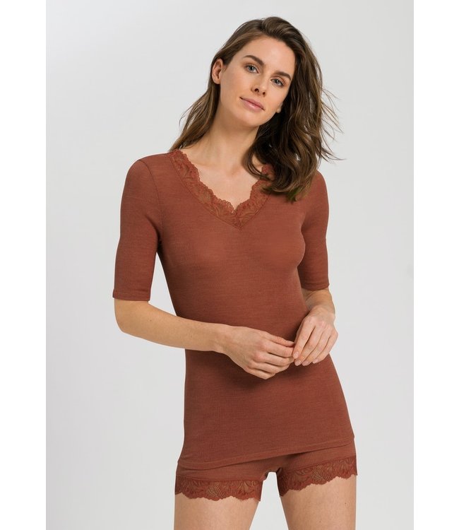 Woolen Lace Shirt Marsala (SALE)