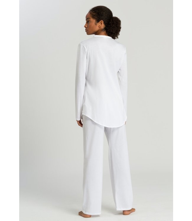 Hanro Cotton Deluxe Pajama White (077956)