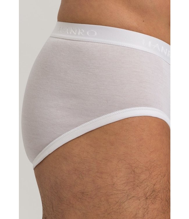 Hanro Cotton Pure Midi Brief With Fly White (073631)