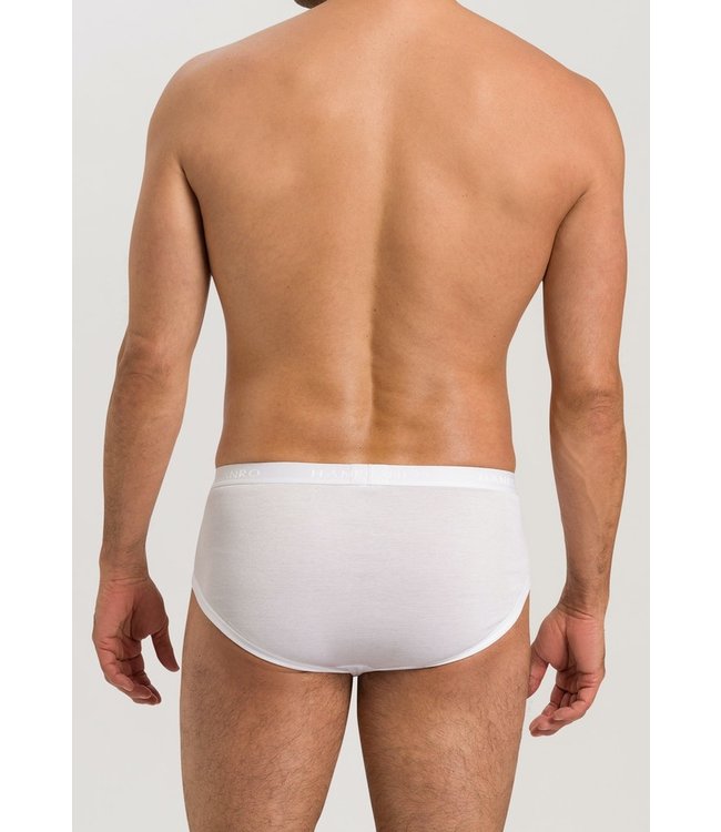 Hanro Cotton Pure Midi Brief With Fly White (073631)