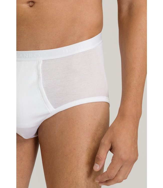 Hanro Cotton Pure Brief with Fly White (073630)