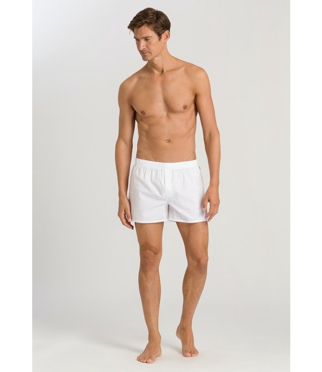 Hanro Fancy Woven Boxer White (074013)