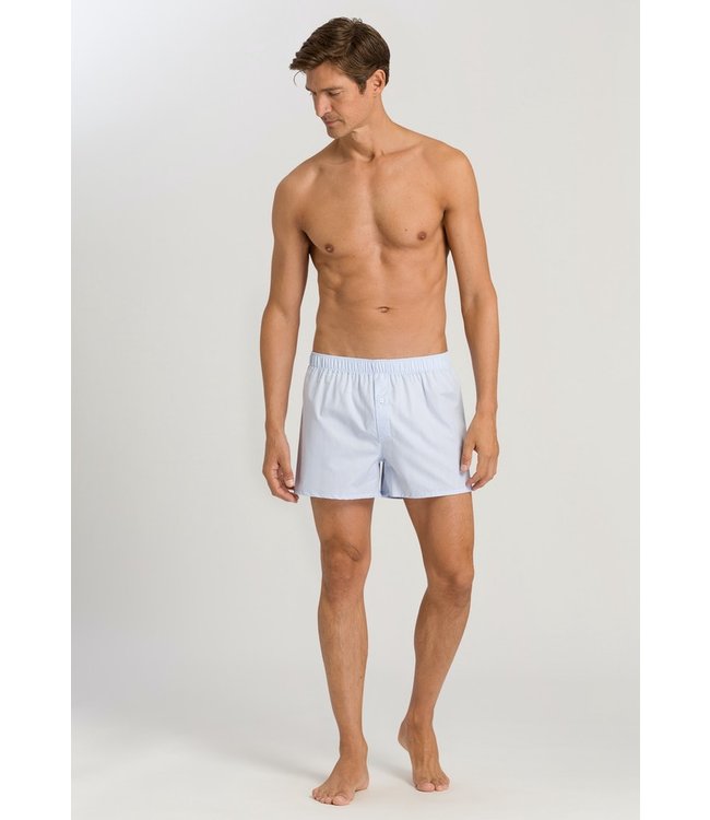 Hanro Fancy Woven Boxer Light Blue (074013)