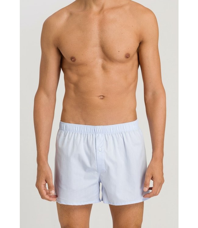 Hanro Fancy Woven Boxer Light Blue (074013)
