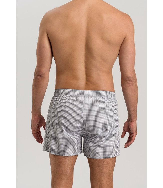Hanro Fancy Woven Boxer Shaded Check (074013)