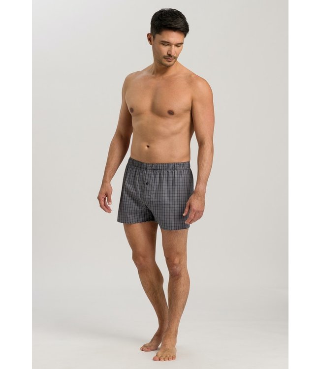 Fancy Woven Boxer Grey Check (074013)
