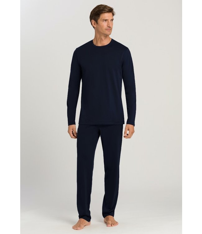 Hanro Night & Day Long Sleeve Deep Navy (075431)