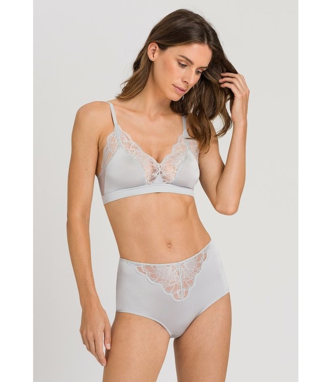 Mae Soft Cup Bra Silver Grey