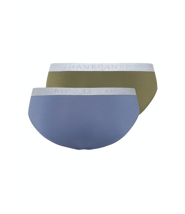 Cotton Essentials Briefs 2-Pack Labradorblue/Moss (073075)