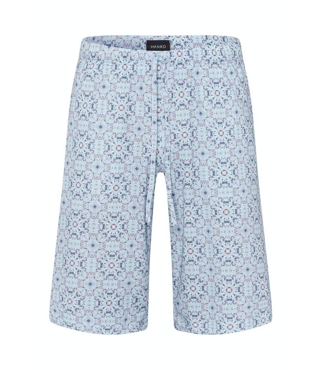 Night & Day Short Pants Blue Tile Print (075513)