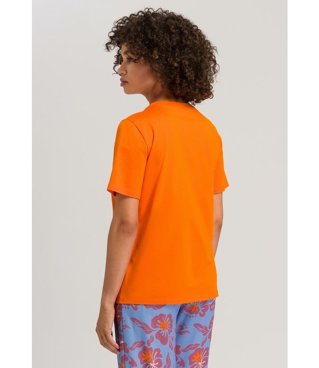 Natural Short Sleeve Shirt Juicy Orange (078662)
