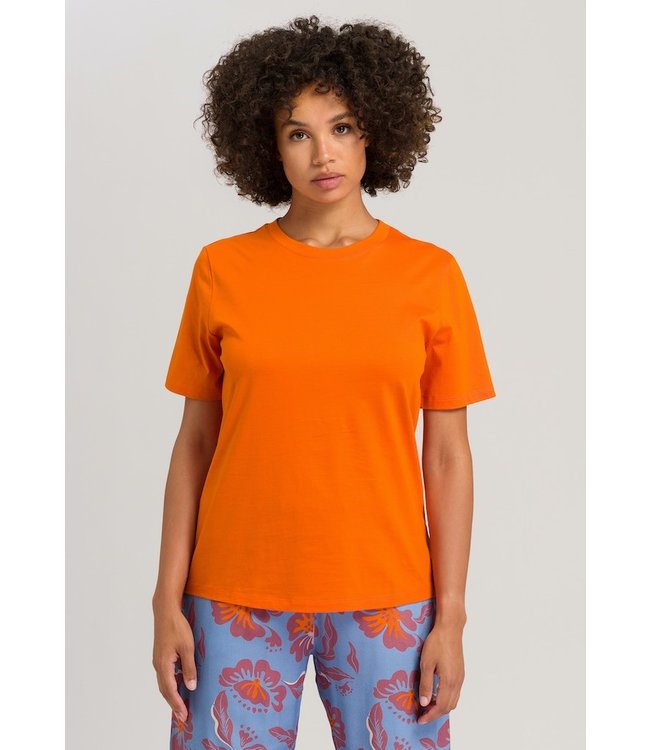 Natural Short Sleeve Shirt Juicy Orange