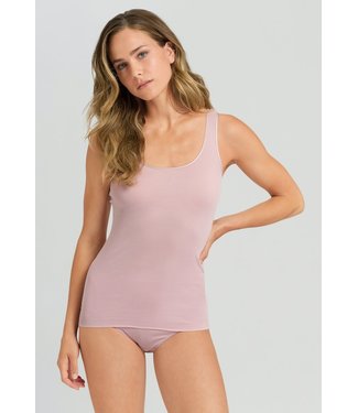 Cotton Seamless Tank Top  Pale Pink