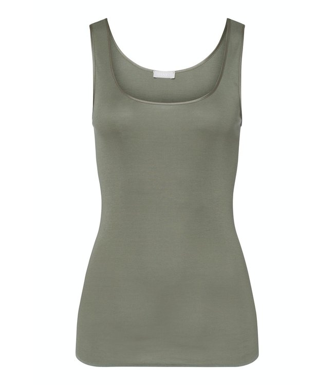 Cotton Seamless Tank Top Antique Green (071604)