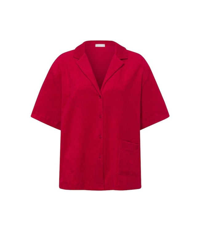 Sleep & Lounge Short Sleeve Shirt Garnet Red (077720)
