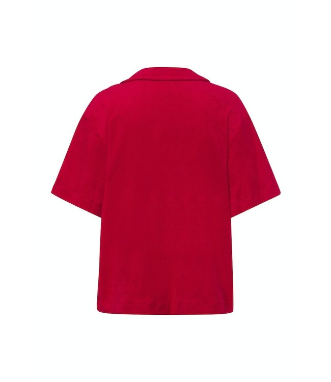 Sleep & Lounge Short Sleeve Shirt Garnet Red (077720)