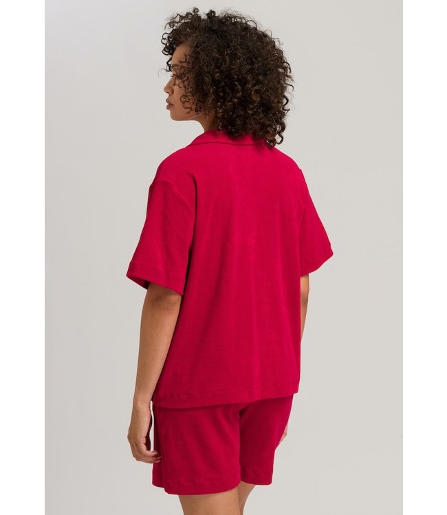 Sleep & Lounge Short Sleeve Shirt Garnet Red (077720)