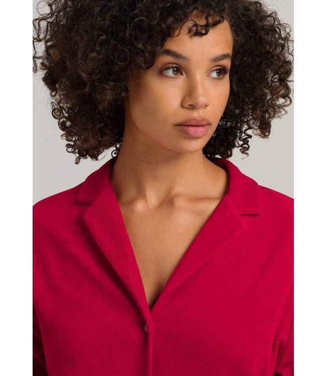 Sleep & Lounge Short Sleeve Shirt Garnet Red (077720)