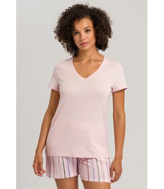 Sleep & Lounge Short Sleeve Shirt Pink Whip