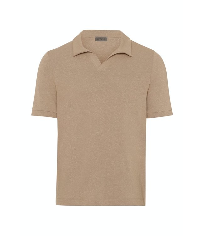 Loungy Summer Short Sleeve Shirt V-Neck Coin (075918)