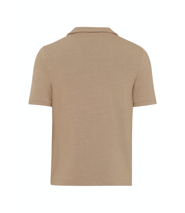 Loungy Summer Short Sleeve Shirt V-Neck Coin (075918)