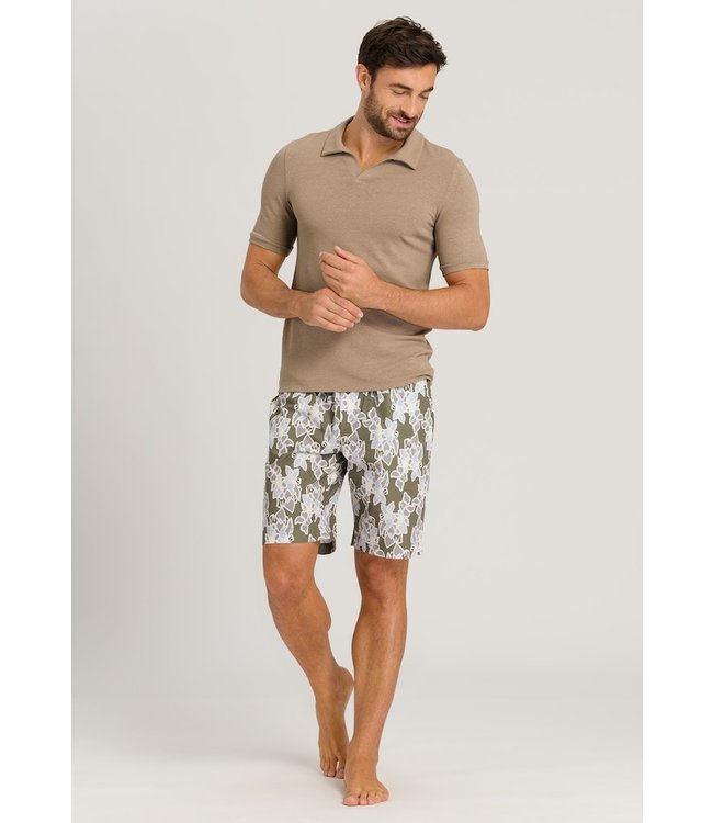 Loungy Summer Short Sleeve Shirt V-Neck Coin (075918)