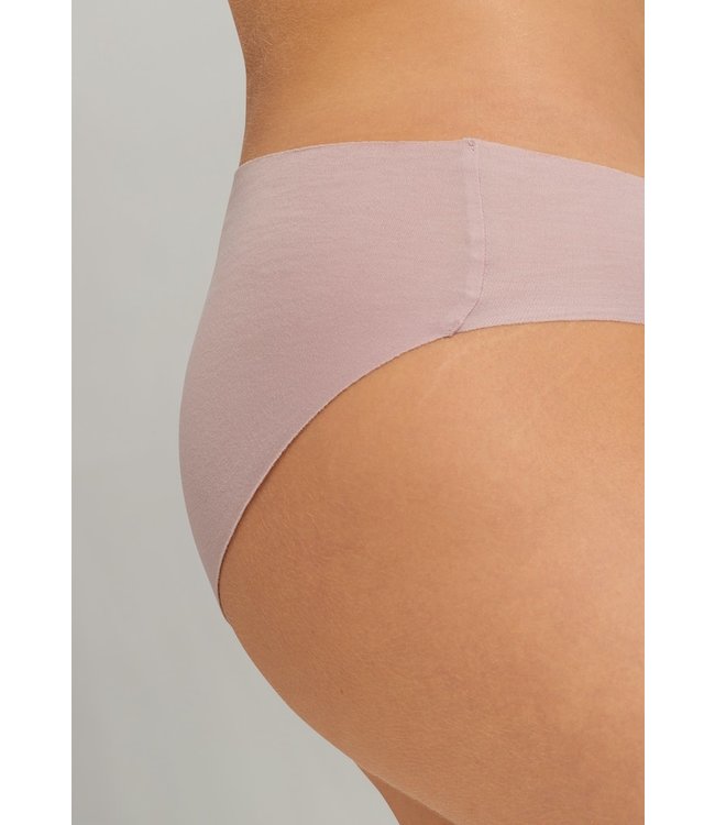 Invisible Cotton Midi Brief Pale Pink (071227)