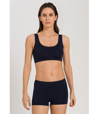 Hanro Touch Feeling Crop Top Deep Navy