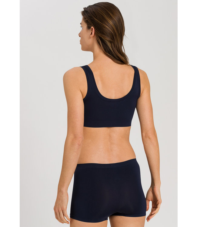 Hanro Touch Feeling Crop Top Deep Navy (071810)