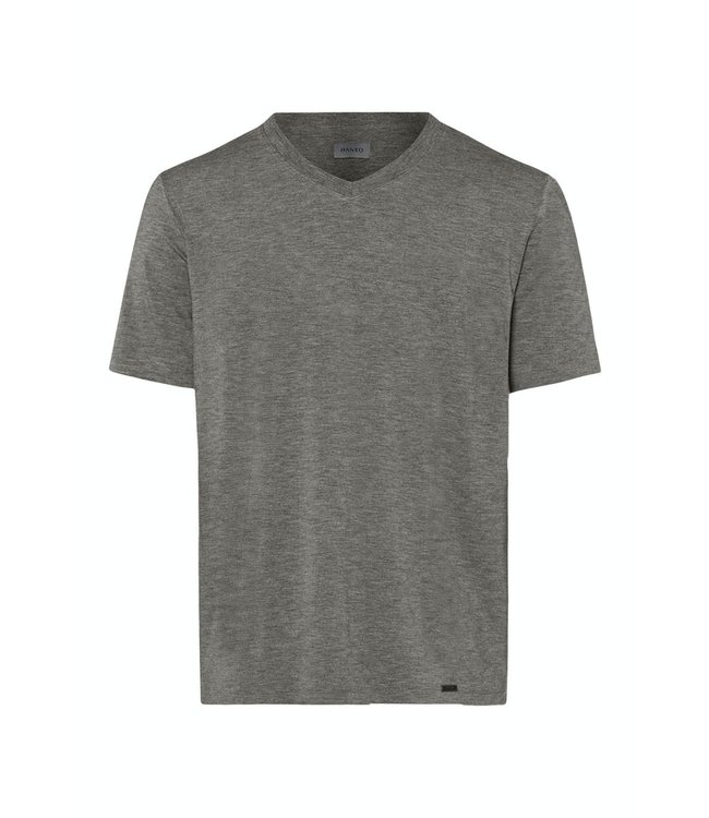 Casuals Shirt V-Neck Stone Melange (075035)