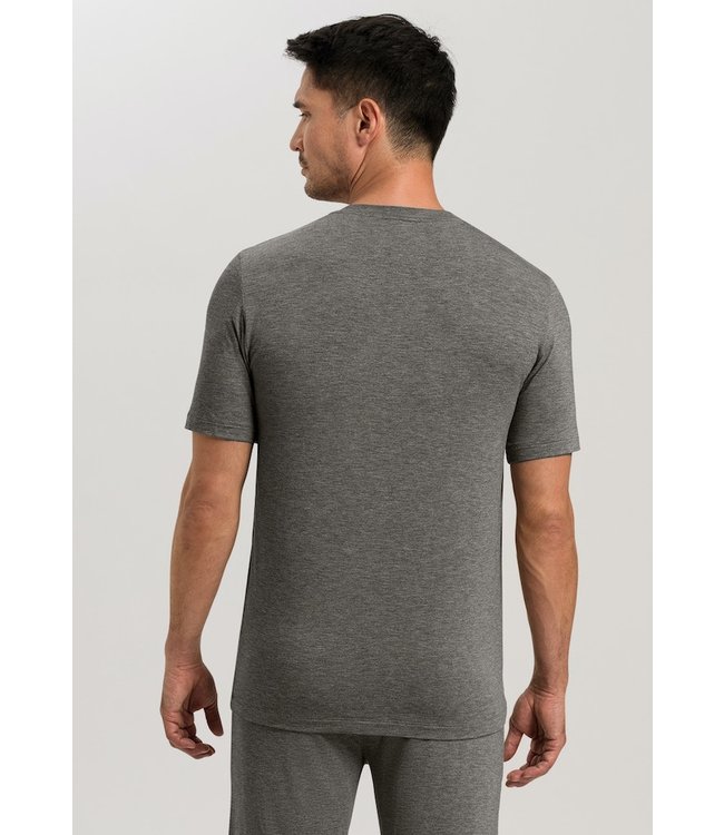 Casuals Shirt V-Neck Stone Melange (075035)