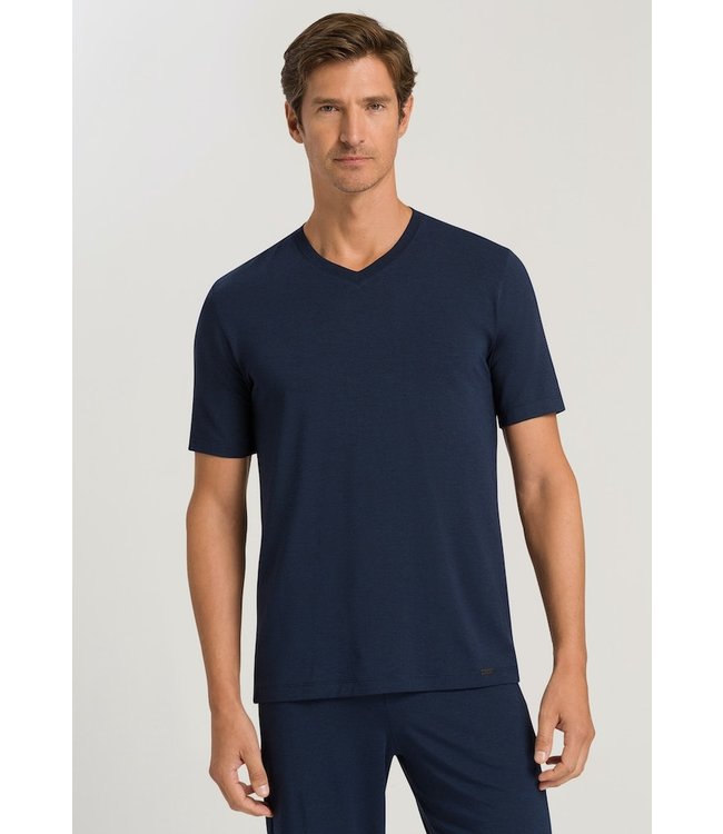 Casuals Shirt V-Neck Deep Navy (075035)