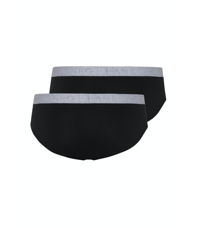 Cotton Essentials Briefs 2-Pack Black (073075)