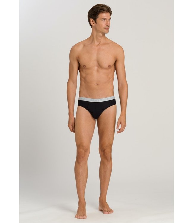 Cotton Essentials Briefs 2-Pack Black (073075)