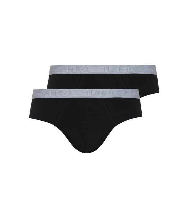 Cotton Essentials Briefs 2-Pack Black (073075)