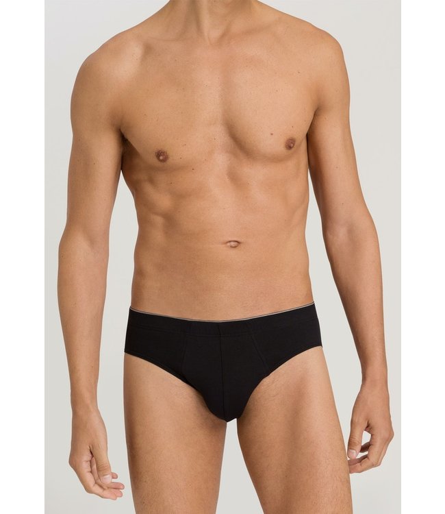 Hanro Cotton Superior Brief Black (073085)