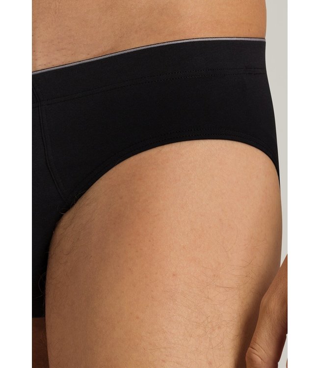 Hanro Cotton Superior Brief Black (073085)