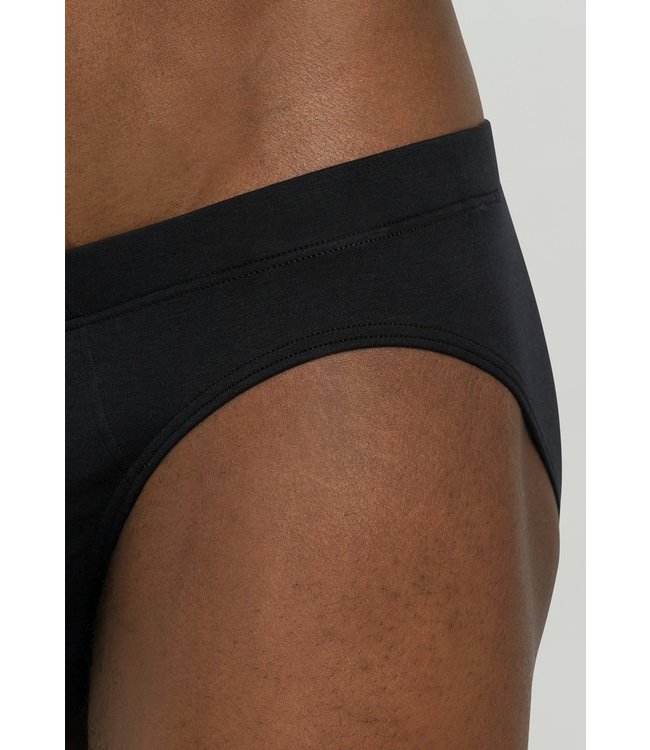 Sea Island Cotton Brief Black (073170)