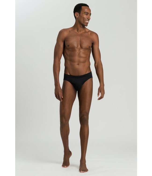 Sea Island Cotton Brief Black (073170)