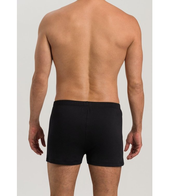 Hanro Sea Island Cotton Boxer Black (073172)