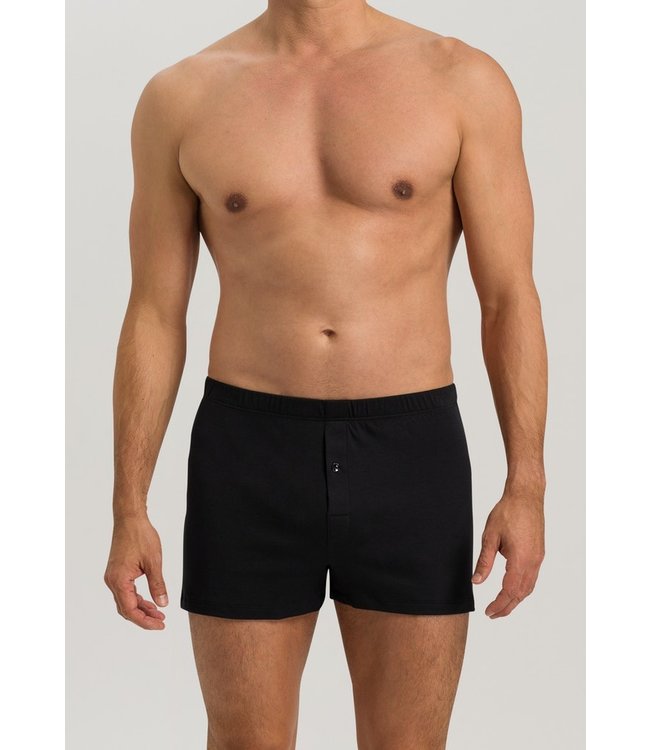 Sea Island Cotton Boxer Black (073172)